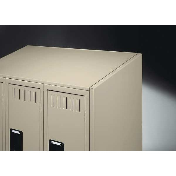 Wardrobe Locker, 45 in W, 18 in D, 78 in H, (1) Tier, (3) Wide, Gray
