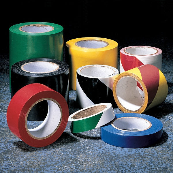 Hazard Marking Tape, Roll, 6In W, 54 ft. L