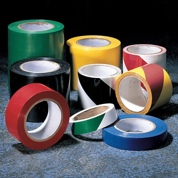 Hazard Marking Tape, Roll, 6In W, 54 ft. L