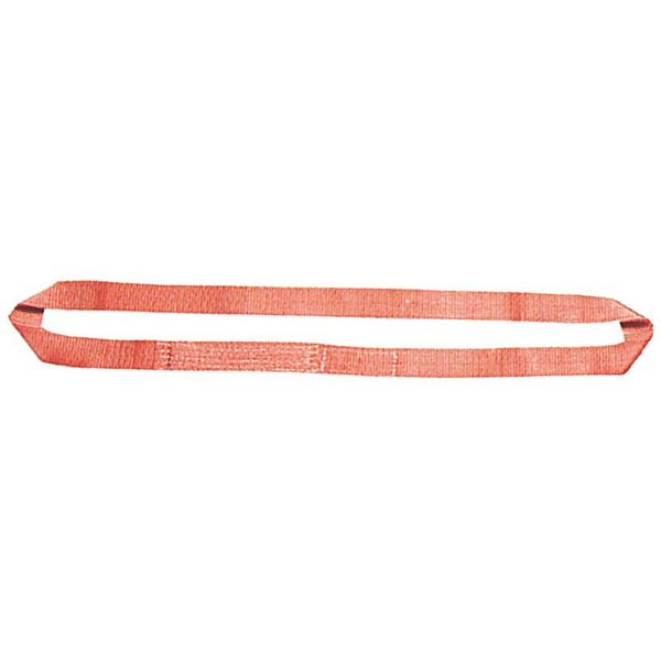 Web Sling, Endless, 3 ft L, 2 in W, Nylon, Yellow