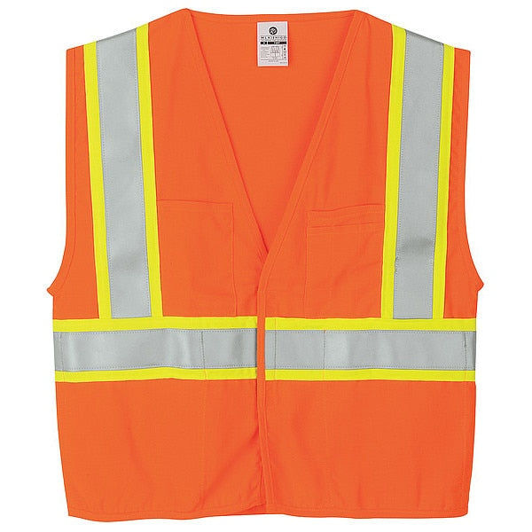 XL Class 2 Flame Resistant Vest, Orange