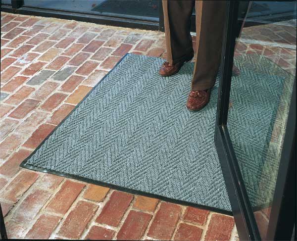 Entrance Mat, Black, 3 ft. W x 4 ft. L