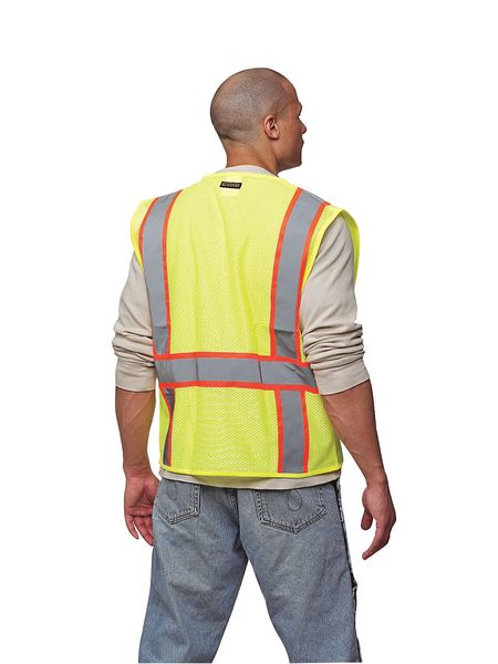 Large Class 2 High Visibility Vest, Lime