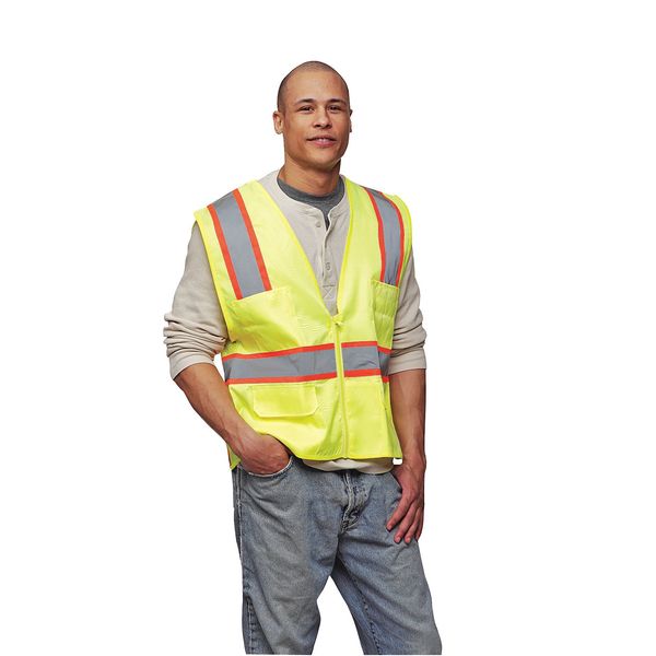 Large Class 2 High Visibility Vest, Lime