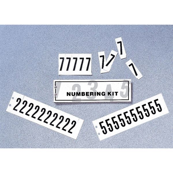 Number Label, 2, 2 In. H, PK50