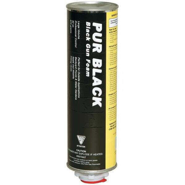 Multipurpose/Construction Spray Foam Sealant Kit, 32 oz, Aerosol Can, Black, 1 Component