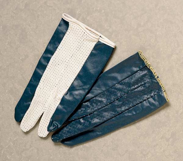 Nitrile Coated Gloves, Full Coverage, Blue, L, PR