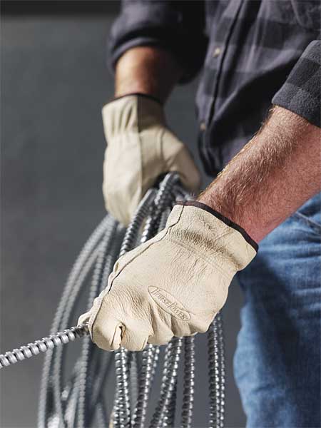 Leather Drivers Gloves, M, PR