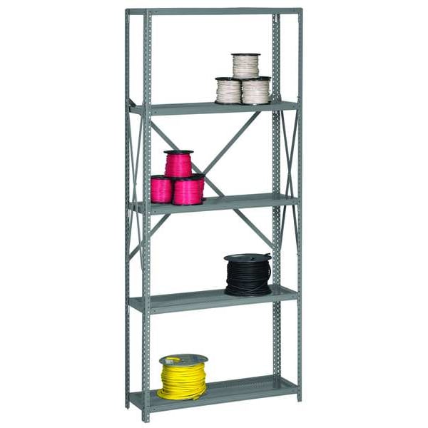 Perforated Shelf, Steel, 22 ga., Gray