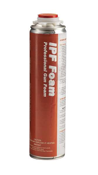 Pest Control Spray Foam Sealant, 24 oz, Aerosol Can, Yellow, 1 Component