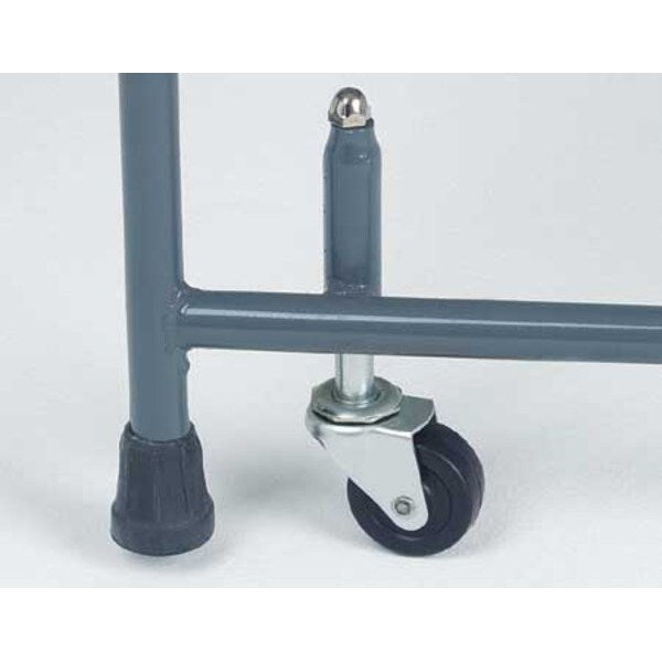 19 in H Steel Rolling Ladder, 2 Steps