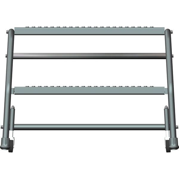 19 in H Steel Rolling Ladder, 2 Steps