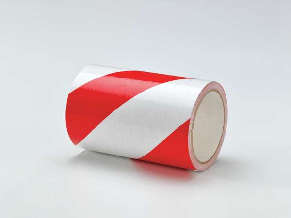 Hazard Marking Tape, Roll, 6In W, 54 ft. L