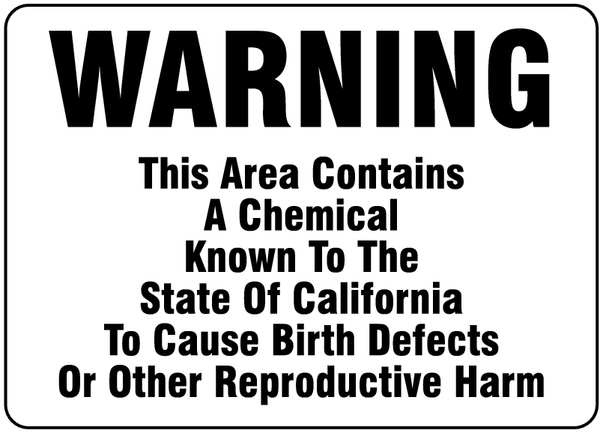Warning Sign, 10 in Height, 14 in Width, Vinyl, English