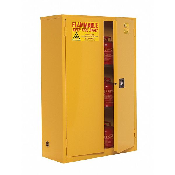 Cabinet, 45 gal., Flammable, 18 x 65 x 43