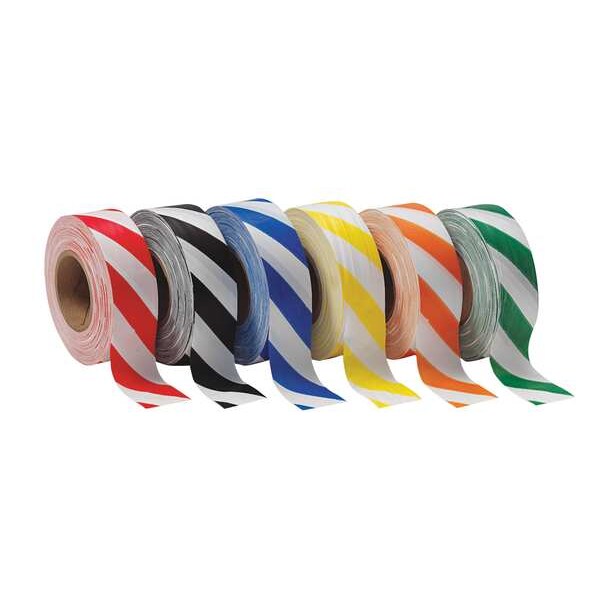 Flagging Tape, Wh/Orng, 300ft x 1-3/16 In