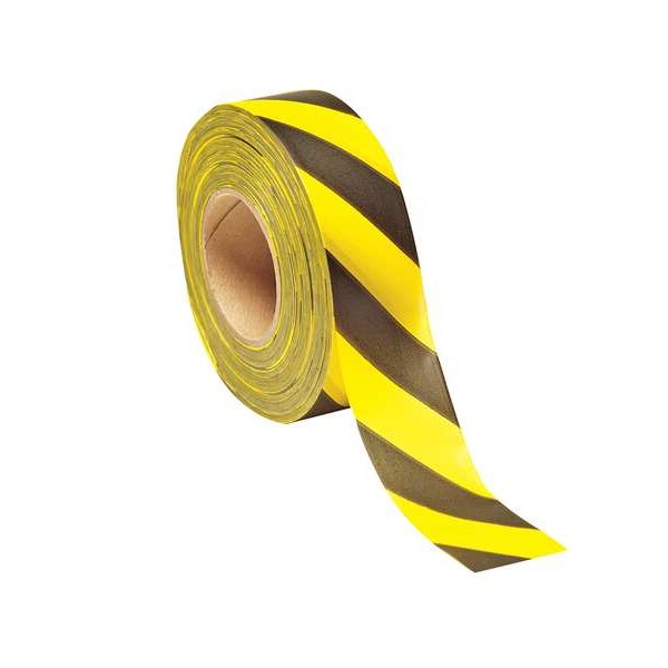 Flagging Tape, Wh/Orng, 300ft x 1-3/16 In