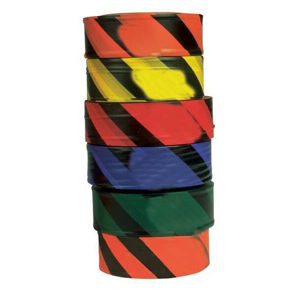 Flagging Tape, Wh/Orng, 300ft x 1-3/16 In