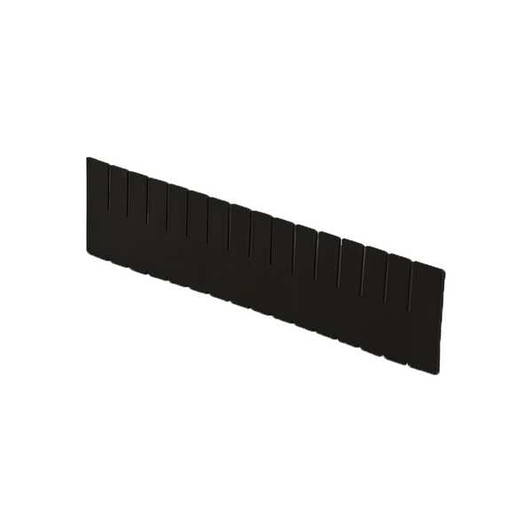Plastic Divider, Black, 20 5/8 in L, Not Applicable W, 4 7/16 in H