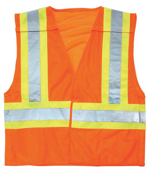 Large Class 2 Breakaway High Visibility Vest, Orange