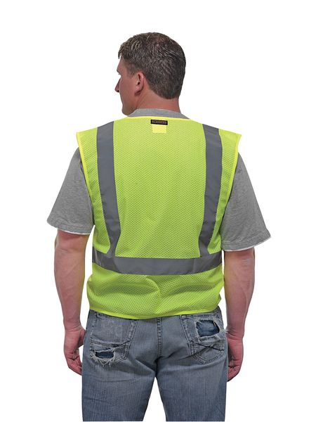 Large Class 2 High Visibility Vest, Lime