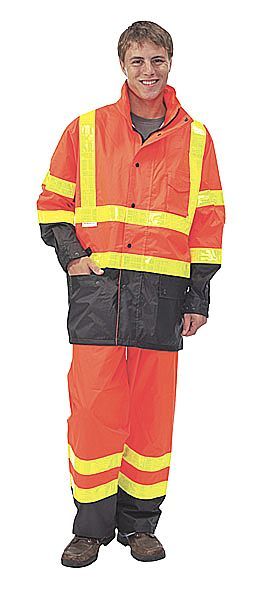 S/M Class 3 Rainsuit, Orange