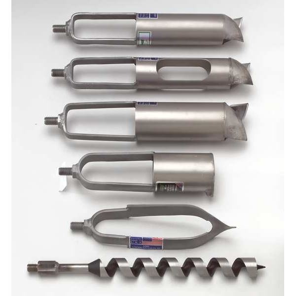 Auger, Flighted, 1 1/2 In, 5/8 In Thread