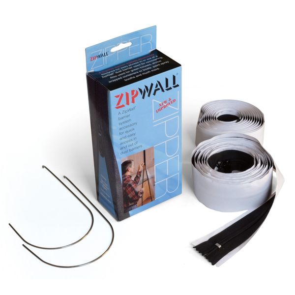 Zipwall Standard SelfAdhesive Zipper, PK2