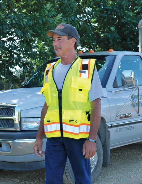 Large Class 2 High Visibility Vest, Orange