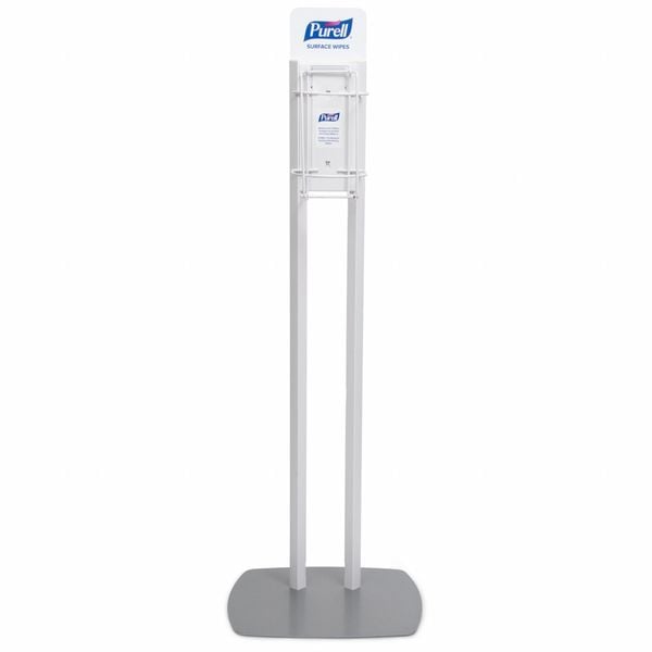 Surface Wipes Dispensing Stand, Metal