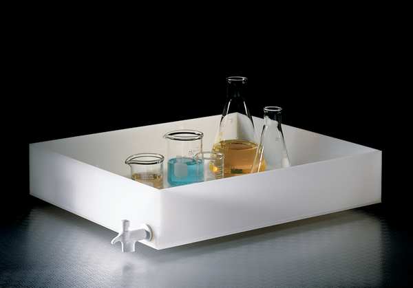 LABORATORY TRAY 3X15X10 POLYPROPYLENE