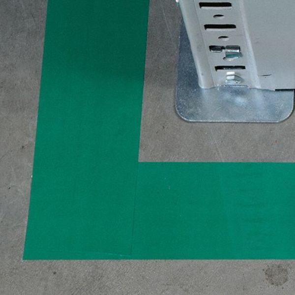 Floor Marking Tape, Roll, 4In W, 100 ft. L