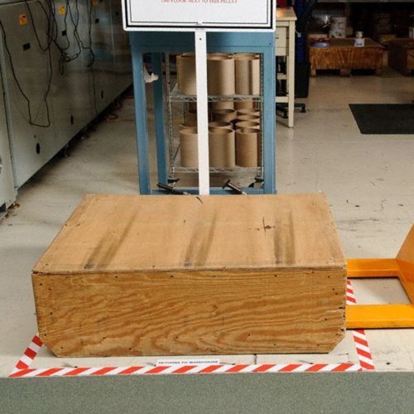 Floor Marking Tape, Roll, 2In W, 100 ft. L