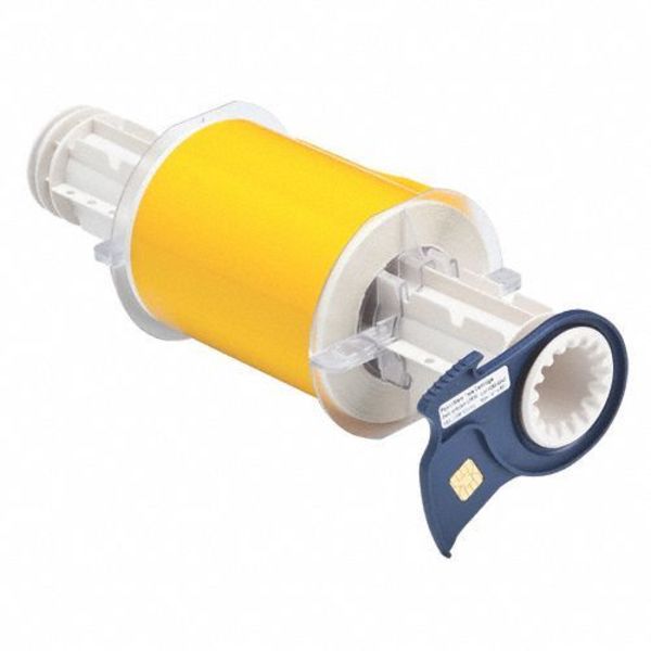 Label Tape Cartridge, Yellow, Labels/Roll: Continuous