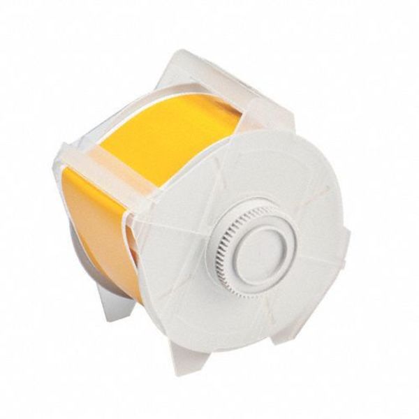 Label Tape Cartridge, Yellow, Labels/Roll: Continuous