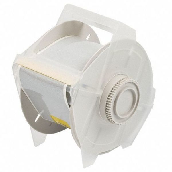 Label Tape Cartridge, Metallic Silver, Labels/Roll: Continuous