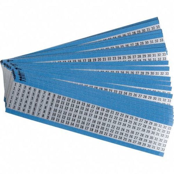 Wire Marker, Preprintd, Self-Adhesive, PK25, AF-1-33-PK