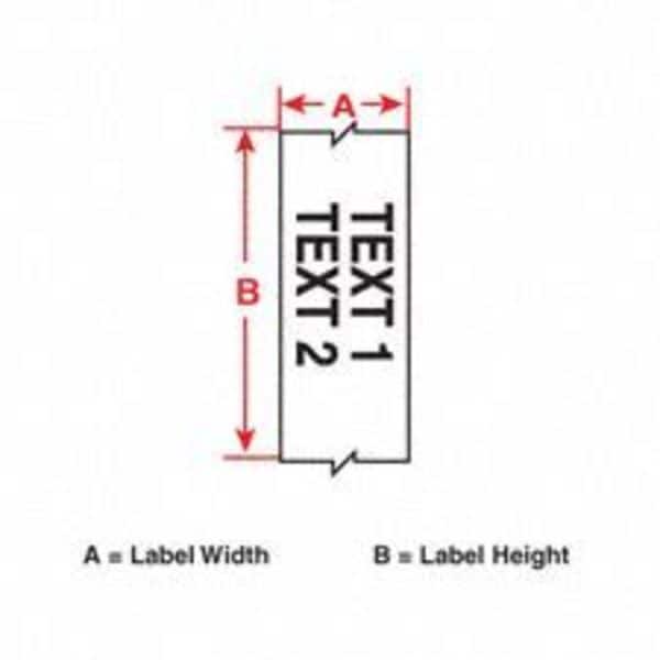 Tape, Yellow, 110 ft. L, 2-1/4 In. W