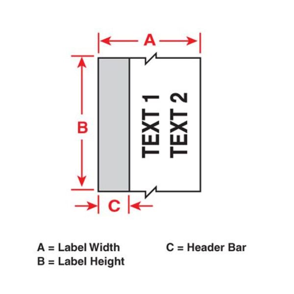 MiniMark Label Printer Tape, 100 ft. L