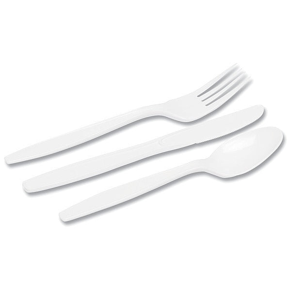 Disposable Cutlery Combo, White, PK1008