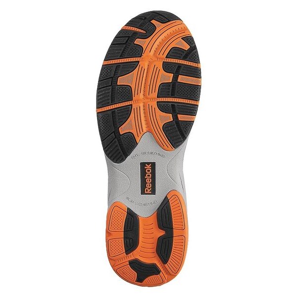 Athletic Shoes, Steel Toe, Gray, 7, PR