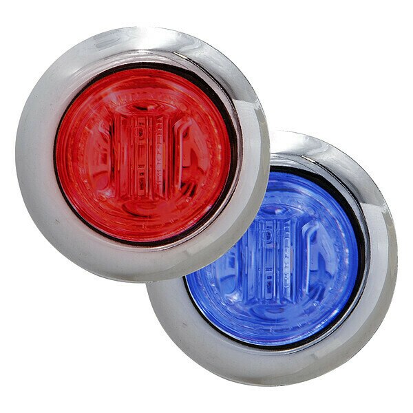 Clearance Marker Light, Blue/Red, LED,