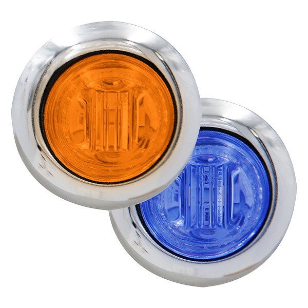 Clearance Marker Light, Amber/Blue, LED