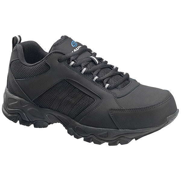 Size 8.5 Men's Athletic Work Shoe Steel Safety Footwear, Black