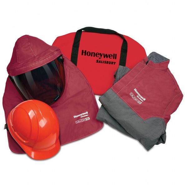 Arc Flash PPE Kit, Gray/Red, 4XL