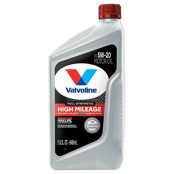 Motor Oil, 5W-20 SAE Grade, Synthetic 1 Qt.