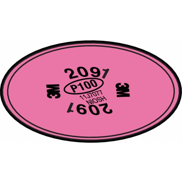 Filter, Bayonet, P100, Magenta, 2 PK, NIOSH