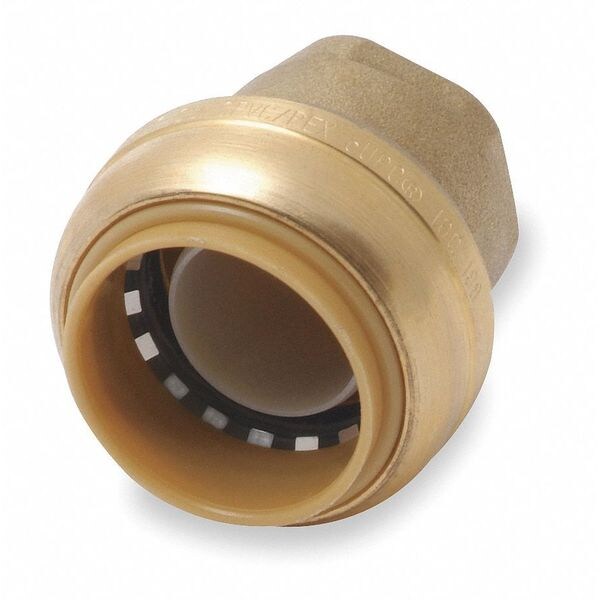DZR Brass End Stop, 1 in Tube Size
