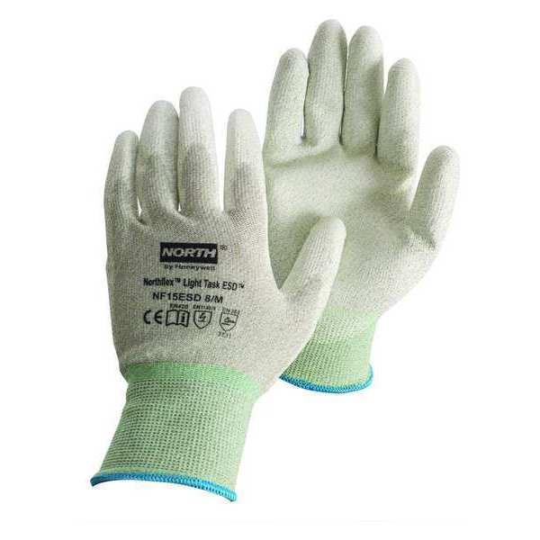 Antistatic Gloves, Gray, L, PR