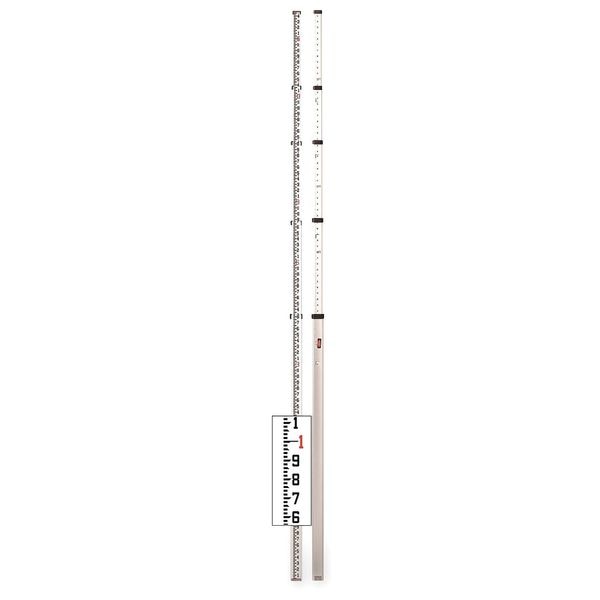 Leveling Rod, Aluminum, 16 Ft